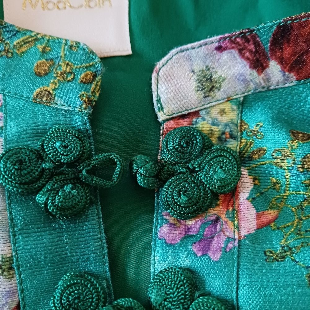 MODCLOTH Sleeveless Sheath Mini Dress 60s Floral Rare Era of Aplomb Size M NEW - Picture 8 of 13